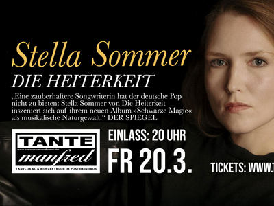 Stella Sommer - Die Heiterkeit "Schwarze Magie" Tour 2026